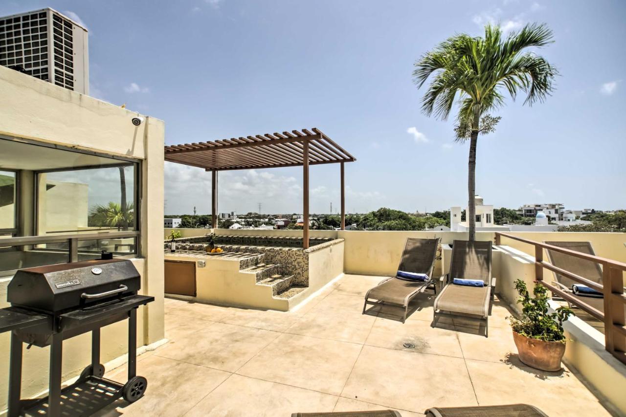 Luxury Penthouse With Rooftop Pool - Walk To Beach! Apartamento *