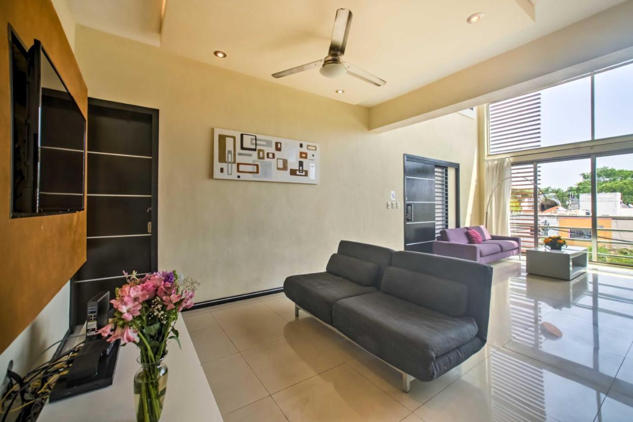 Apartamento Luxury Penthouse With Rooftop Pool - Walk To Beach! Playa del Carmen