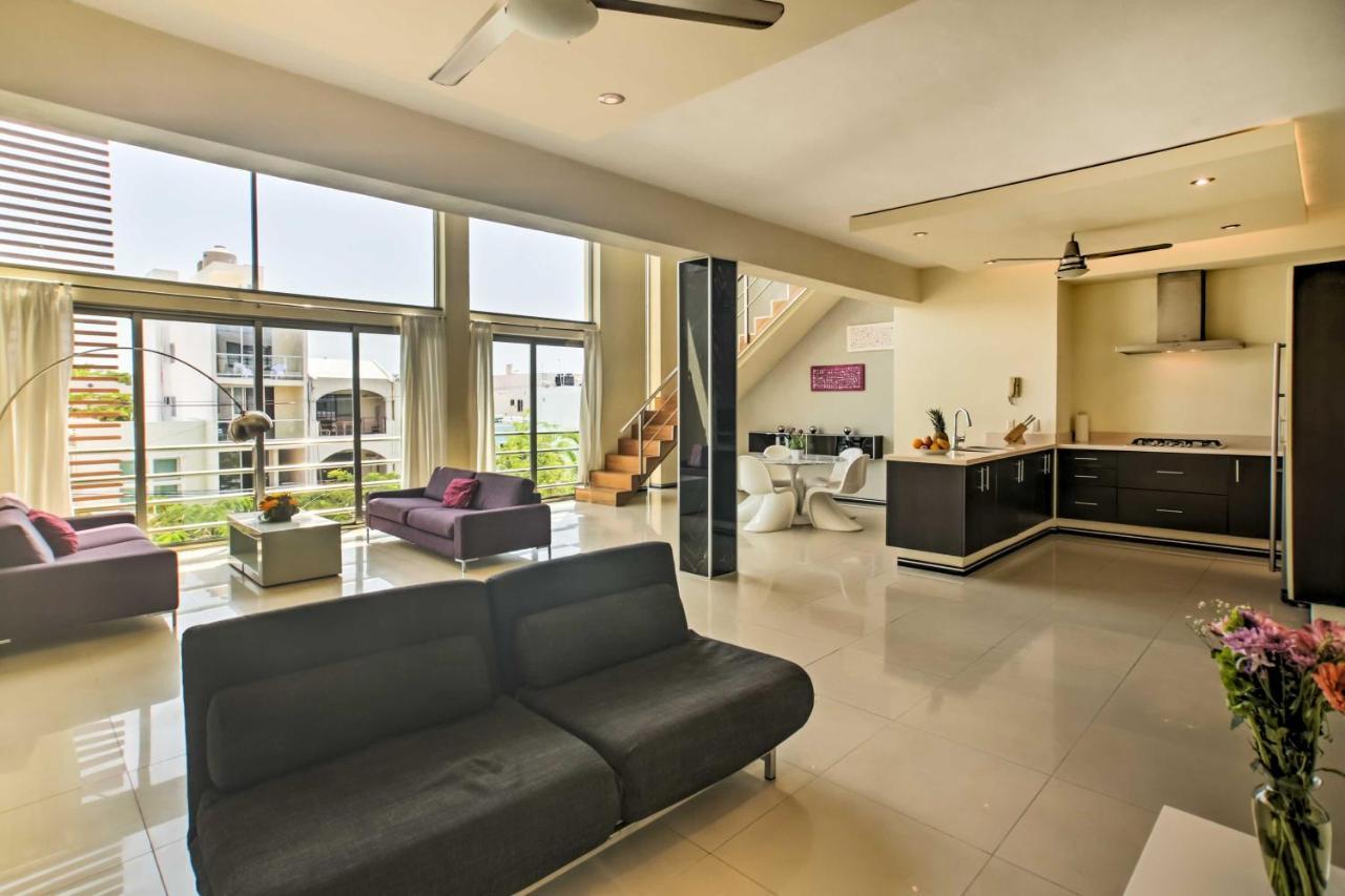 Apartamento Luxury Penthouse With Rooftop Pool - Walk To Beach! Playa del Carmen